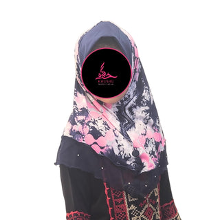 Girls Kids Muslim Instant Hijab Islamic Scarf Simple Style 2 to 5 years old Girls - Khushu Modest Wear