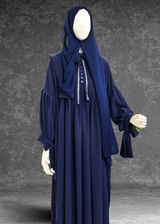 Daily Wear Loose Fitting Abaya -Raya Abaya - Khushu Modest Wear