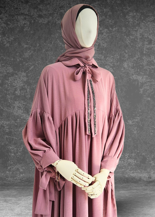 Daily Wear Loose Fitting Abaya -Raya Abaya - Khushu Modest Wear