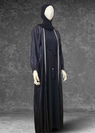 Organza Abaya 4 Piece  Set - Khushu Modest Wear