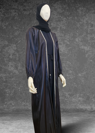 Organza Abaya 4 Piece  Set - Khushu Modest Wear