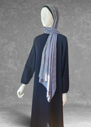 Self-Embossed Jacquard Jersey Ultra Soft Stretchable Hijabs Scarf - Khushu Modest Wear