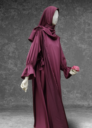 Regal Armani Satin Abaya set