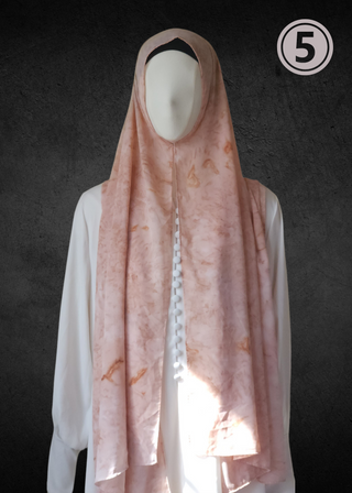 Tie Dye Soft Chiffon Hijabs - Khushu Modest Wear